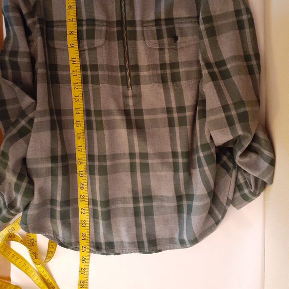 Madewell Pop-Over Flannel Top - Picture 16 of 16